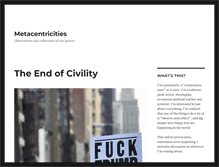 Tablet Screenshot of metacentricities.com